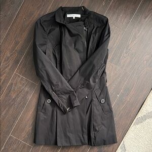 Kenneth Cole Black Trench Coat